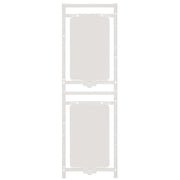 Weidmüller - Kennzeichnungsmaterial Gerätemarkierer CC 85/54 MC NE WS MultiCard 54x85mm − 10 Stück