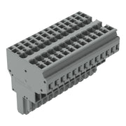 WAGO - Ein- und mehrpolige Klemmenleiste 2-Leiter-Federleiste 769-133 CAGECLAMP,4mm²,gr − 5 Stück