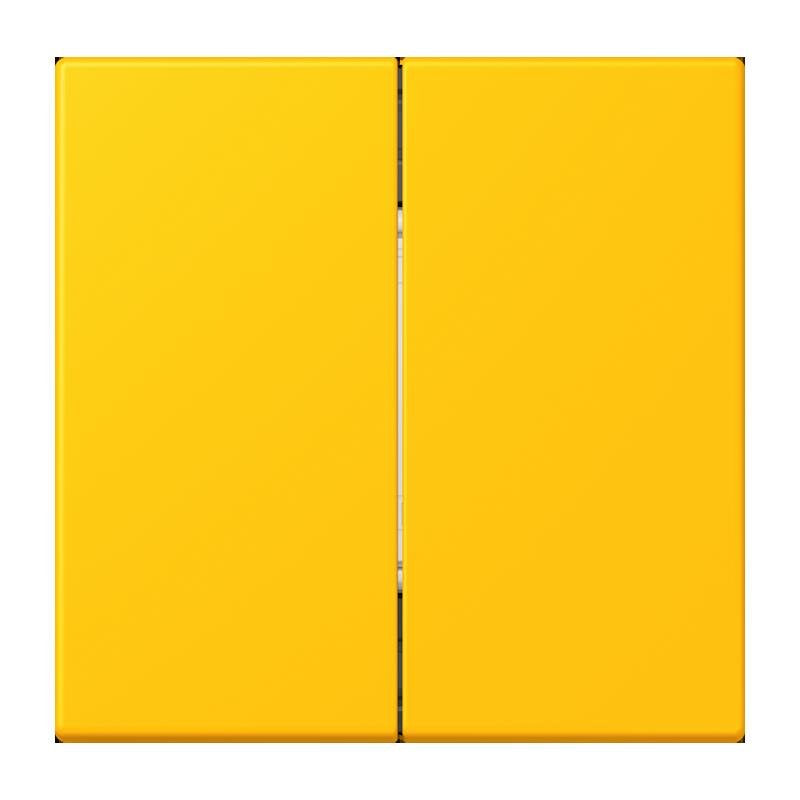 Jung - Sender/Fernbedienung für Installationsschalterprogramme Bluetooth Funk-Wandsender BLE LC 995 263 le jaune vif (4320W)