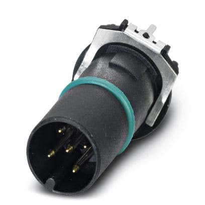 Phoenix Contact - Rundsteckverbinder, feldkonfektionierbar (Industriesteckverbinder) Einbausteckverbinder SACC-CI-M12M#1457539 − 100 Stück