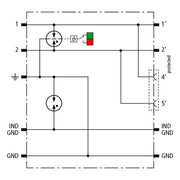 DEHN - Kombi-Ableiter für Informations-/MSR-Technik Blitzstromableiter DBX TC B 180 DEHNbox DBX TC B 180