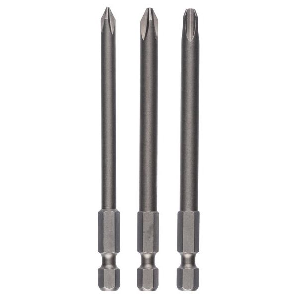 Bosch - Bit-Set Schrauberbit-Set 2607001758 Extra-Hart 3-teilig − 5 Stück