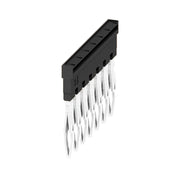 Weidmüller - Querverbinder/Brücker für Reihenklemme Querverbinder ZQV 2.5N/7 BK gesteckt − 20 Stück