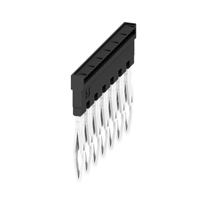 Weidmüller - Querverbinder/Brücker für Reihenklemme Querverbinder ZQV 2.5N/7 BK gesteckt − 20 Stück