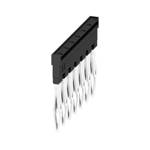 Weidmüller - Querverbinder/Brücker für Reihenklemme Querverbinder ZQV 2.5N/7 BK gesteckt − 20 Stück