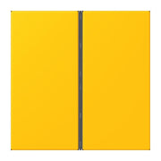 Jung - Abdeckung/Bedienelement für Installationsschalterprogramme Tastensatz 2fach LC 402 TSA 263 le jaune vif
