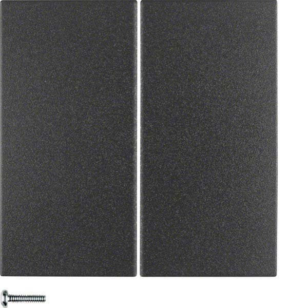 Berker - Bedienelement intelligent Taste 2fach 85142185 anthrazit matt