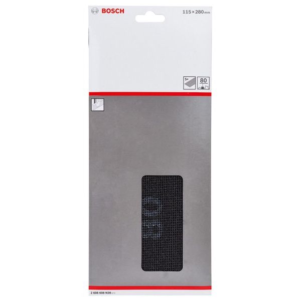 Bosch - Schleifgitter Schleifgitter, 115 x 280 2608608N28 mm, K80, 5er-Pack