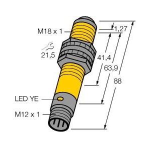 Turck - Einweg-Lichtschranke Laser-Sender S186ELDQ