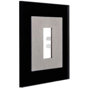 Ekey (AT) - Abdeckrahmen Abdeckung FS UP 101 703 IP44 glas schwarz