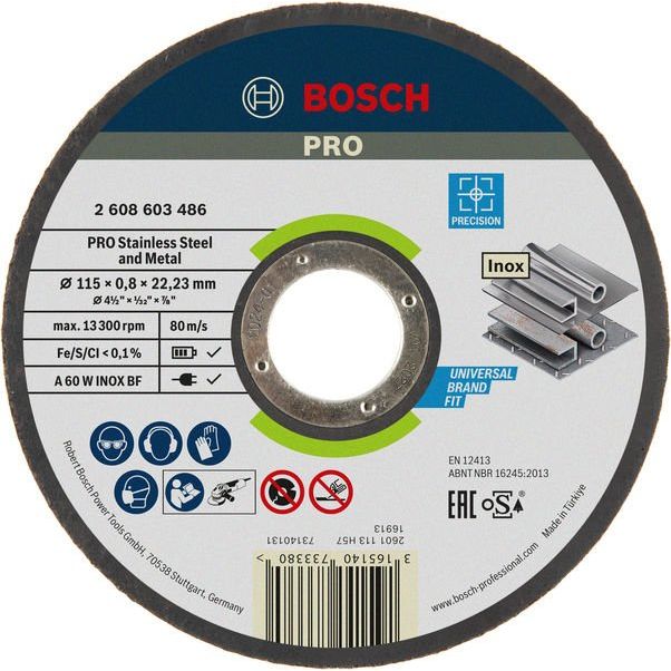 Bosch - Trenn-/Schleifscheibe PRO Stainless Steel and 2608603486 Metal Trennscheibe