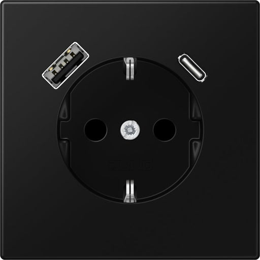 Jung - Steckdose SCHUKO Steckdose LS 1520-15 CA SWM mit USB Typ AC