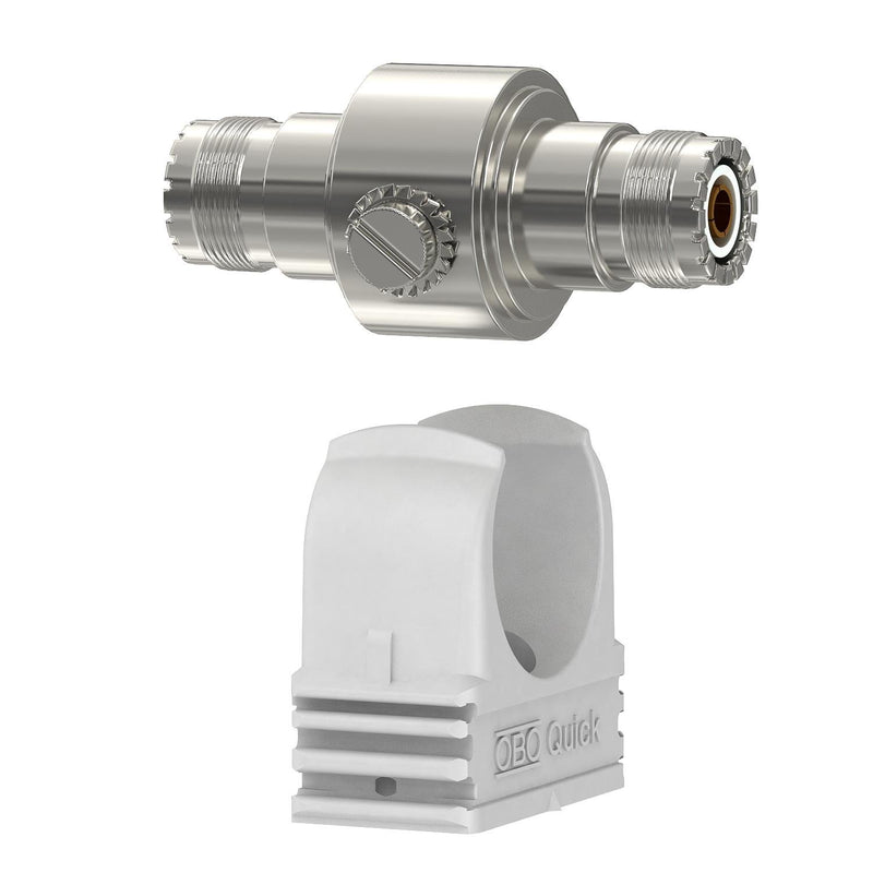 OBO Bettermann - Kombi-Ableiter für Informations-/MSR-Technik Datenleitungsgrobschutz S-UHF W/W Koaxial