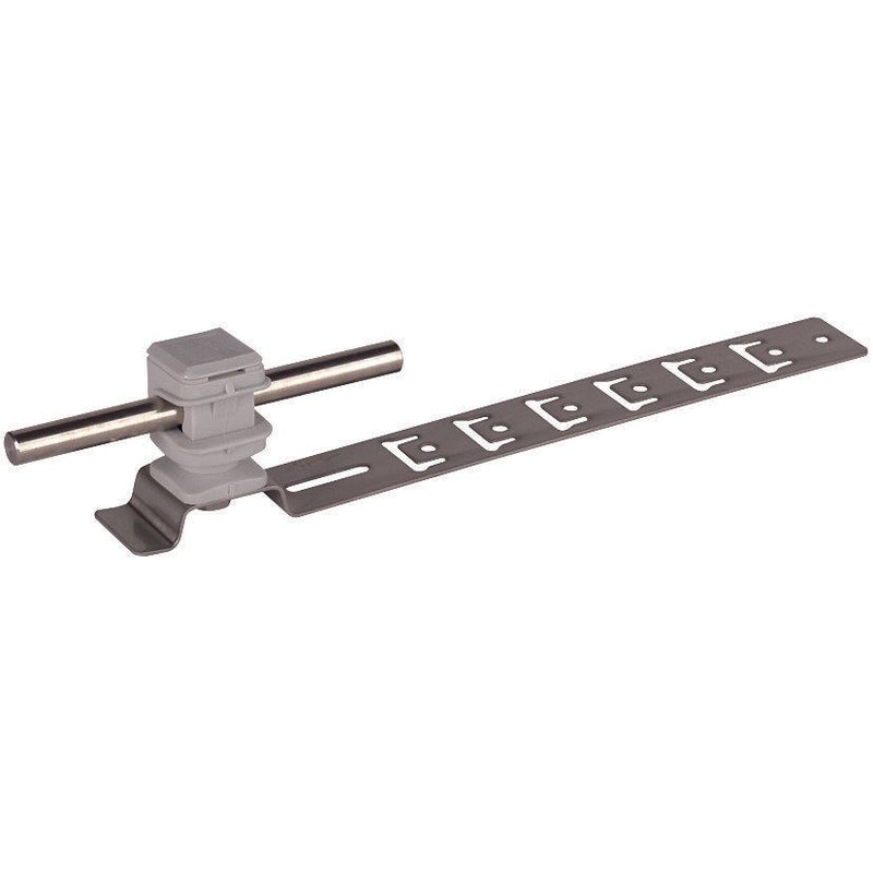 DEHN - Dachleitungshalter für Blitzschutz Dachleitungshalter DLHUS8H16L205GRV2A UNIsnap NIRO/K-grau