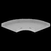Unex - Bogen für Kabelrinne Flachbogen 90Grad 66410 lgr 60x400mm