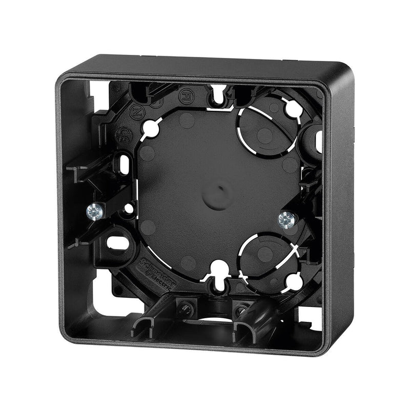 Helios Ventilatoren - Ventilatorgehäuse für innenliegende Bäder und Küchen Aufputzgehäuse KWL-APG Touch bl f. KWL-BETouch sw