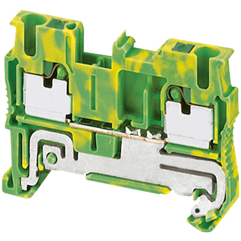Schneider Electric - Schutzleiter-Reihenklemme Steckklemme NSYTRP22PE − 50 Stück
