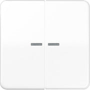 Jung - Abdeckung/Bedienelement für Installationsschalterprogramme Wippe Lichtleiter aws CD 595 KO5BF WW für Schalter/Taster