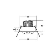 Brumberg Leuchten - Downlight/Strahler/Flutlicht LED-Einbaustrahler 230V 39187253