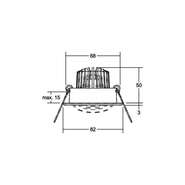 Brumberg Leuchten - Downlight/Strahler/Flutlicht LED-Einbaustrahler 230V 39187253