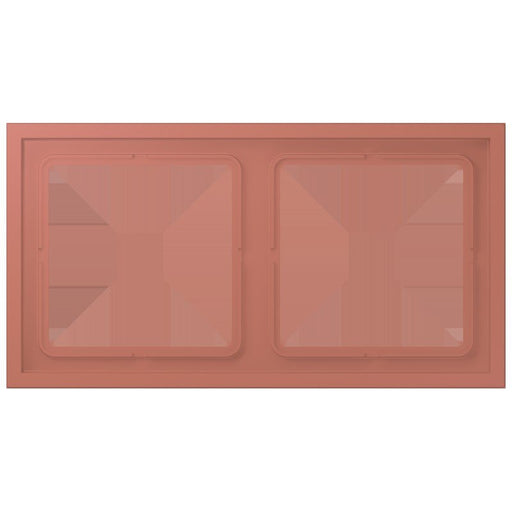 Jung - Abdeckrahmen Rahmen 2-fach LCZ 982 BF 236 terre sienne brique