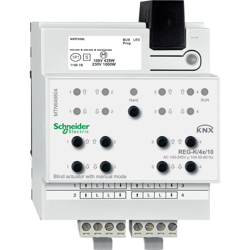 Schneider Electric - Bussystem-Jalousieaktor Jalousieaktor MTN649804 REG-K/4x/10