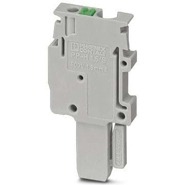 Phoenix Contact - Reihenklemmen-Steckadapter Stecker PP-H 1,5/S/1-L/P-GN − 50 Stück