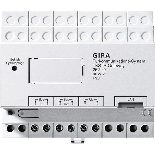Gira - Zusatzgerät für Türkommunikation TKS-IPGateway 2.Generation 262198 10 Liz. Türko
