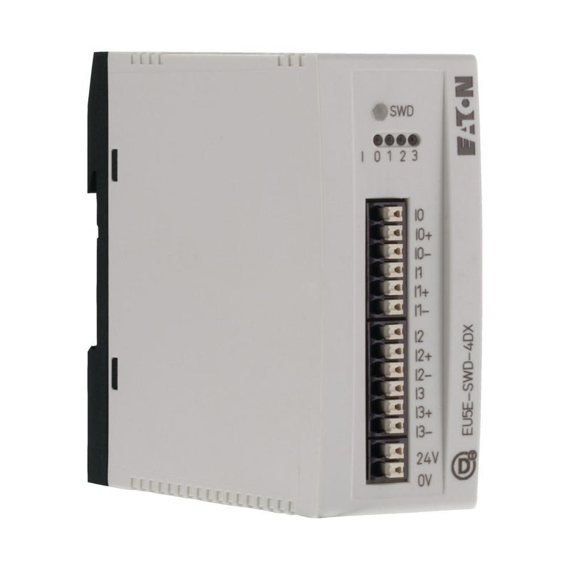 Eaton - Feldbus, Dez. Peripherie - Digitales Ein-/Ausgangs-Modul Digitalmodul EU5E-SWD-4DX 4 Eingänge 3 Leiter