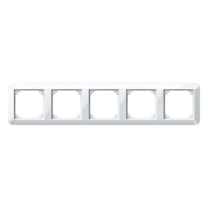 Merten - Abdeckrahmen Rahmen 5f.pws/gl 389519 waage/senkrecht