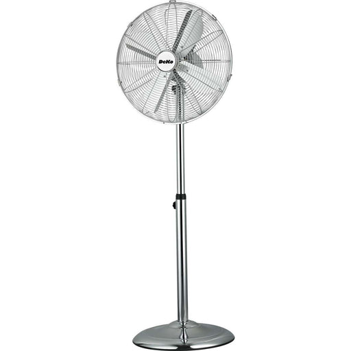 DeKon - Umluftventilator Standventilator B 600 Stratos chrom 39 cm, 50W, osz