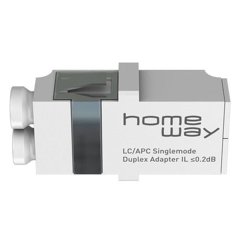 Homeway - LWL-Kupplung Duplex-Kupplung HW-2XLCAPCKSRW LC/APC SM, rw