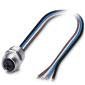 Phoenix Contact - Rundsteckverbinder, feldkonfektionierbar (Industriesteckverbinder) Einbausteckverbinder SACC-E-M12FS#1424138
