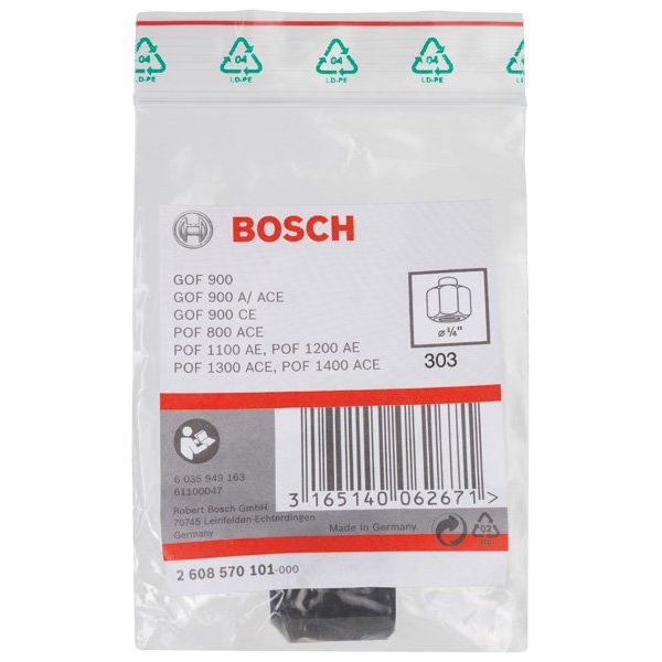 Bosch - Spannzange Spannzange, 2608570101 1/4-Zoll, 19 mm