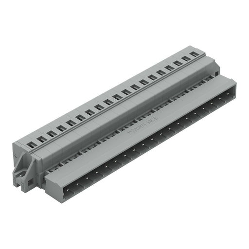 WAGO - Kabelsteckverbinder für Leiterplattensteckverbinder 1-Leiter-Stiftleiste 231-619/019-000 CAGECLAMP,2,5mm²,gr − 10 Stück