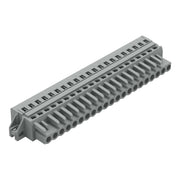 WAGO - Kabelsteckverbinder für Leiterplattensteckverbinder 1-Leiter-Federleiste 231-121/027-000 CAGECLAMP,2,5 mm²,gr − 10 Stück