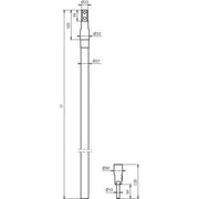 DEHN - Rundleiter/Draht für Blitzschutz HVI-power-Leitung HVI P RAV 90 27L6MSW D 27mm Cu sw
