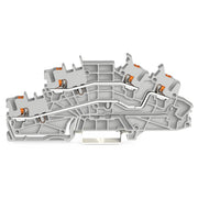 WAGO - Installations-Etagenklemme Installationsetagenklemme 2203-6642 2,5 mm² mit Drücker − 50 Stück