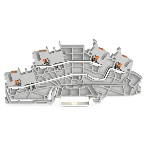 WAGO - Installations-Etagenklemme Installationsetagenklemme 2203-6642 2,5 mm² mit Drücker − 50 Stück