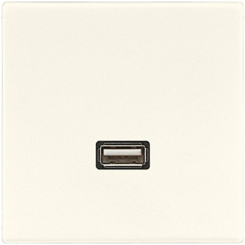 Jung - Multifunktions-Anschlussdose Multimedia-Anschluss ws MA LS 1122 USB m.Tragring
