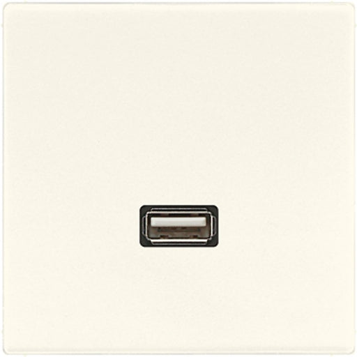 Jung - Multifunktions-Anschlussdose Multimedia-Anschluss ws MA LS 1122 USB m.Tragring