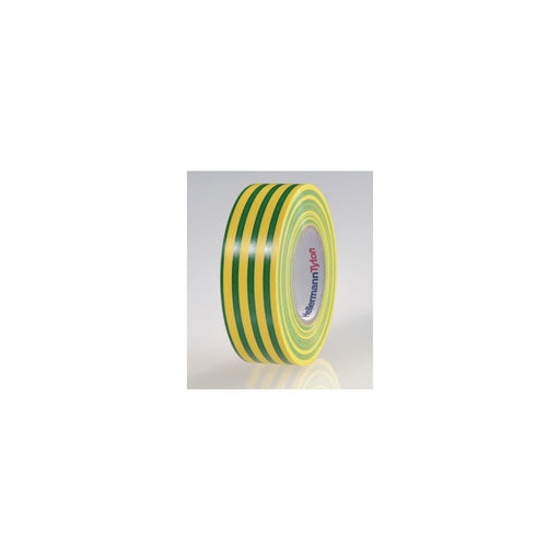 HellermannTyton - Klebeband PVC Isolierband HTAPEFLEX1519x20GNYE 15-19x20 grün/gelb