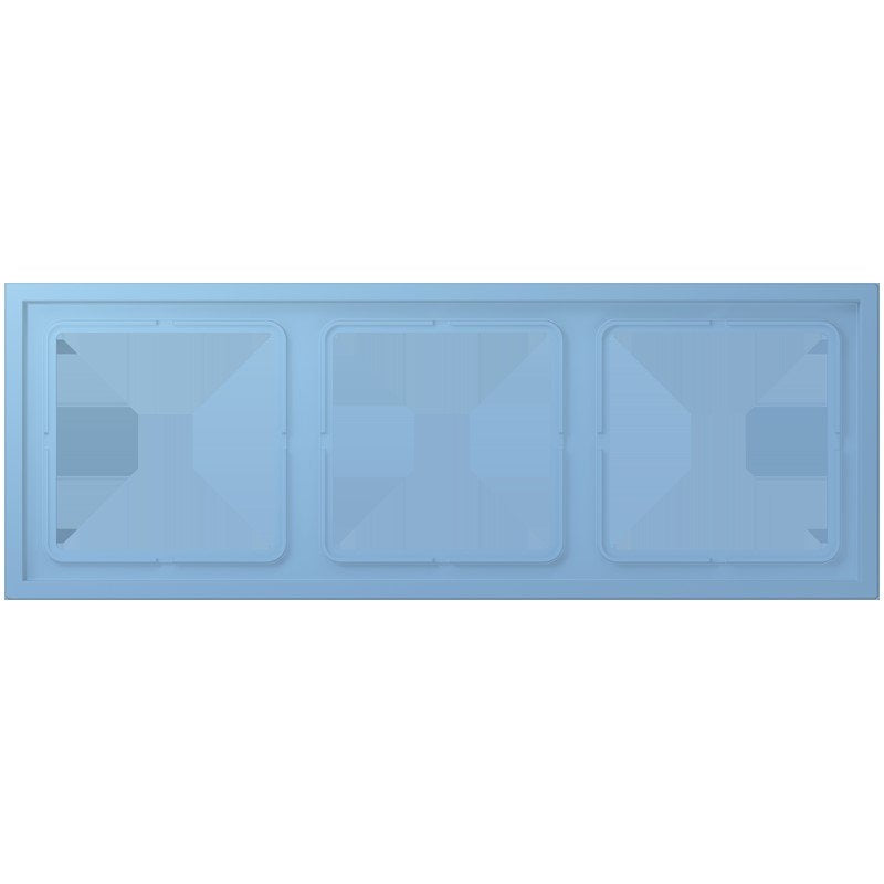 Jung - Abdeckrahmen Rahmen 3-fach LCZ 983 BF 256 bleu ceruleen 59