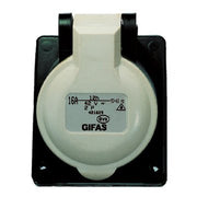 Gifas Electric - CEE-Anbausteckdose (IEC 60309) CEE-Einbaudose vollgummi 421629 42V,16A,2pol,12h