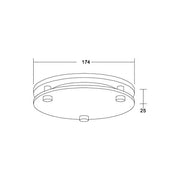 Brumberg Leuchten - Mechanisches Zubehör/Ersatzteile für Leuchten Abdeckring 81221070 weiß