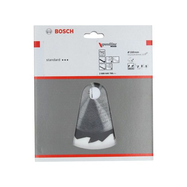 Bosch - Kreissägeblatt PRO Wood Kreissägeblatt, 2608640786 160 x 2,2 x 20 mm