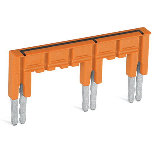WAGO - Querverbinder/Brücker für Reihenklemme Brücker isoliert orange 282-436/304-000 isoliert,orange − 10 Stück