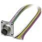 Phoenix Contact - Rundsteckverbinder, feldkonfektionierbar (Industriesteckverbinder) Einbausteckverbinder SACC-SQ-M12F#1441736