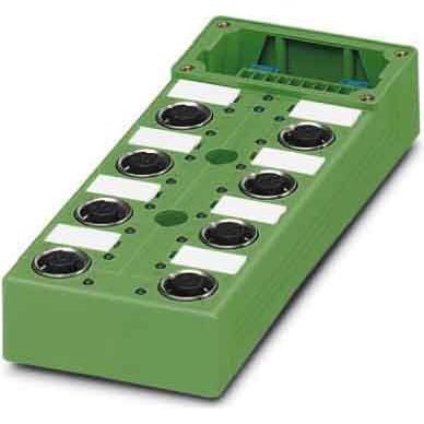 Phoenix Contact - Passiver Sensor-/Aktor-Verteiler (ohne Leitung) Sensor-/Aktor-Box SACB-8/ 8-L-C GG SCO Grundgehäuse