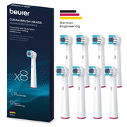 Beurer - Zubehör/Ersatzteile für Körperpflegegeräte Aufsteckbürste TB 30/50 Clean 8er Mundpflege-Zubehör